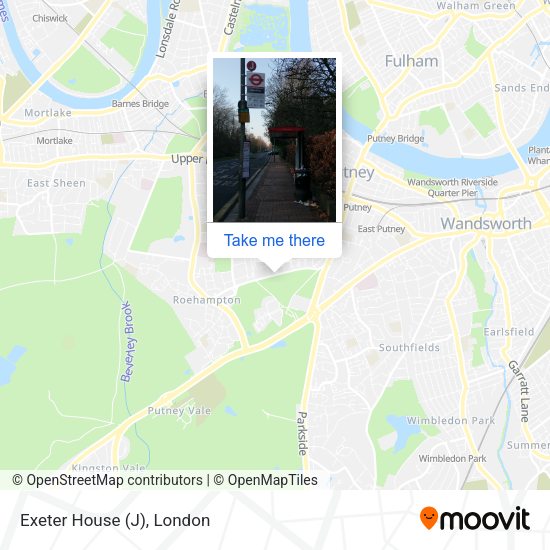 Exeter House (J) map