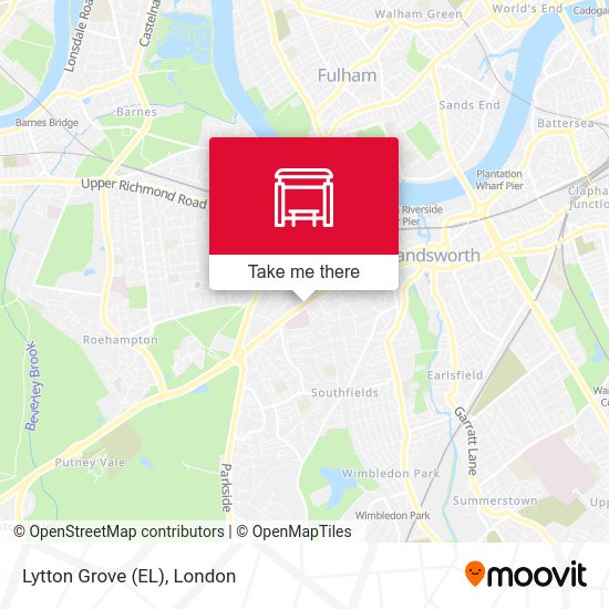 Lytton Grove (EL) map