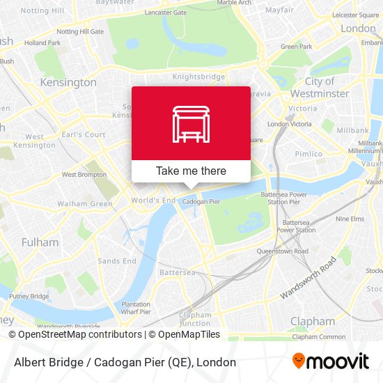 Albert Bridge / Cadogan Pier (QE) map