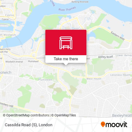 Cassilda Road (S) map