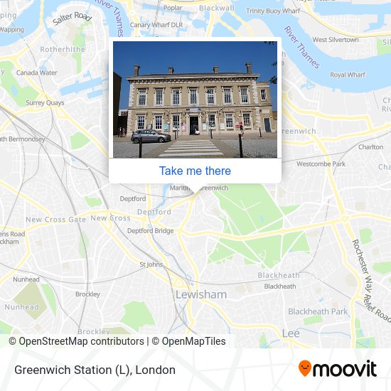 Greenwich Station (L) map