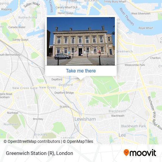 Greenwich Station (R) map