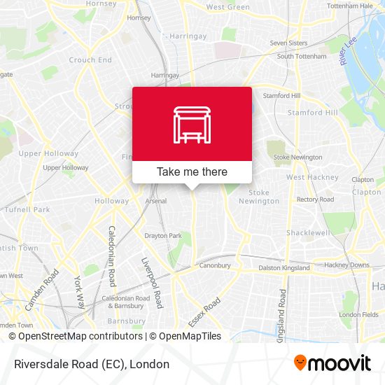 Riversdale Road (EC) map