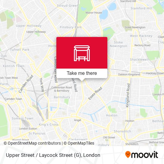 Upper Street / Laycock Street (G) map