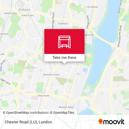 Chester Road (LU) map