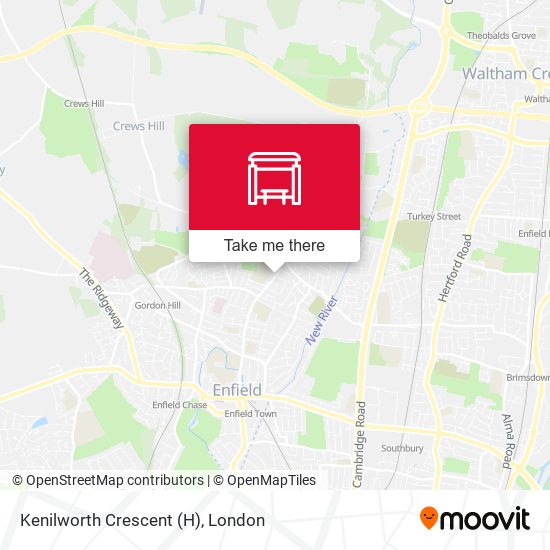 Kenilworth Crescent (H) map