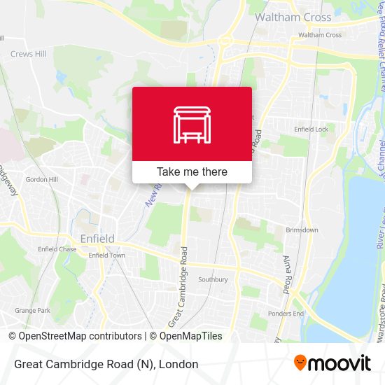Great Cambridge Road (N) map