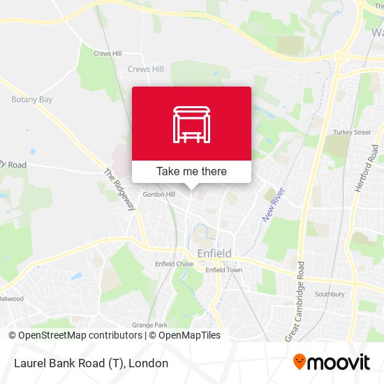 Laurel Bank Road (T) map