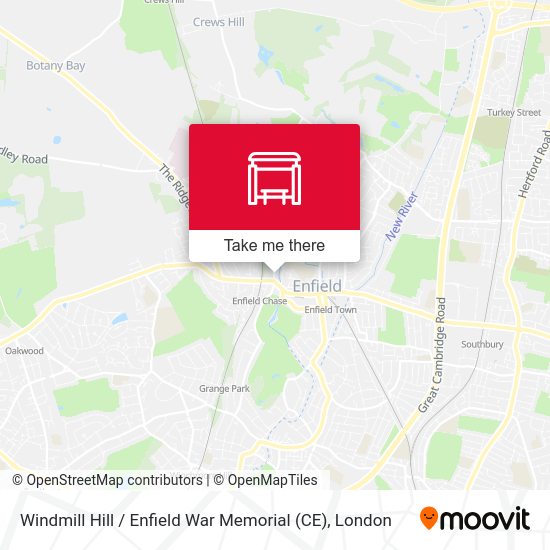 Windmill Hill / Enfield War Memorial (CE) map