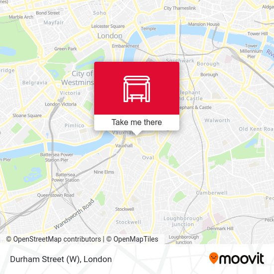 Durham Street (W) map