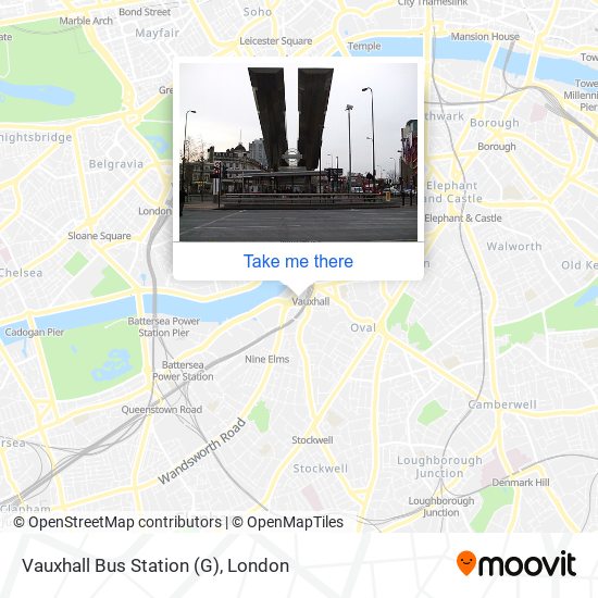 Vauxhall Bus Station (G) map