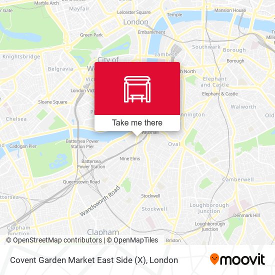 Covent Garden Market East Side (X) map