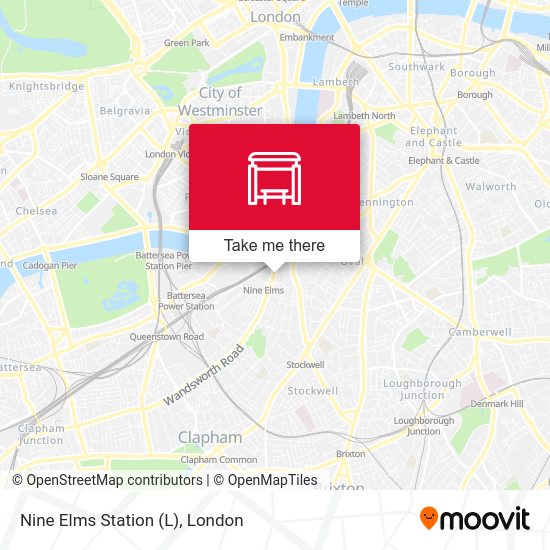 Nine Elms Station (L) map