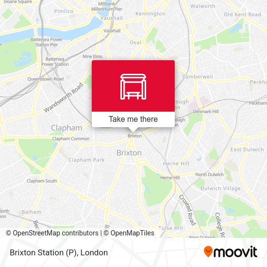 Brixton Station (P) map