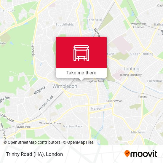Trinity Road (HA) map