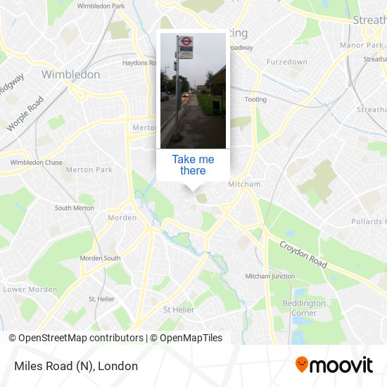 Miles Road (N) map