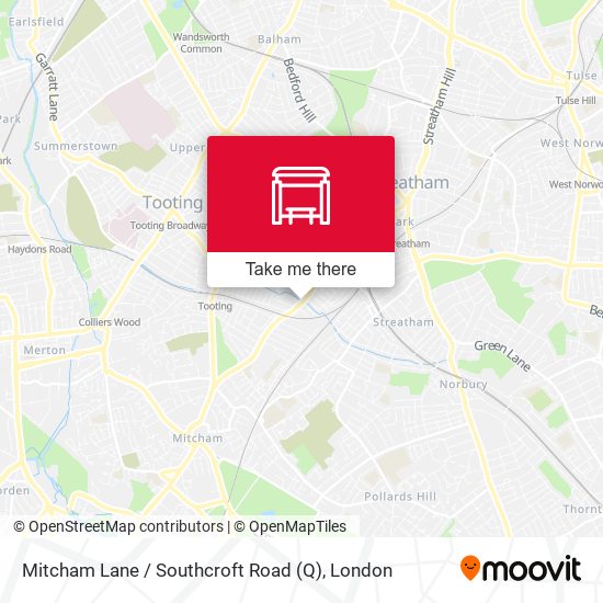 Mitcham Lane / Southcroft Road (Q) map
