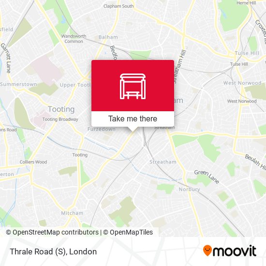 Thrale Road (S) map