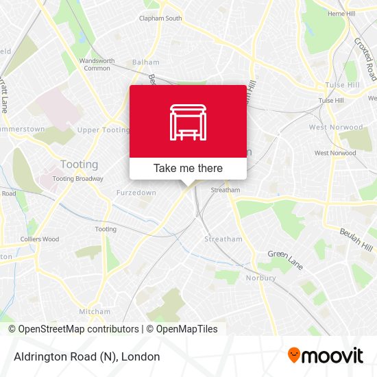 Aldrington Road (N) map
