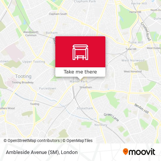 Ambleside Avenue (SM) map