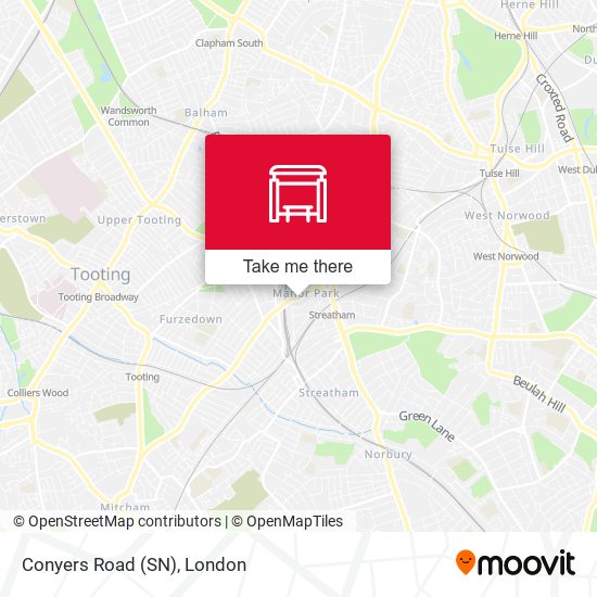 Conyers Road (SN) map
