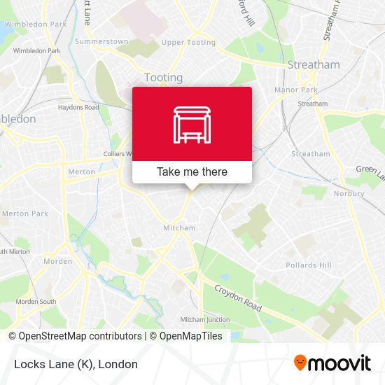 Locks Lane (K) map