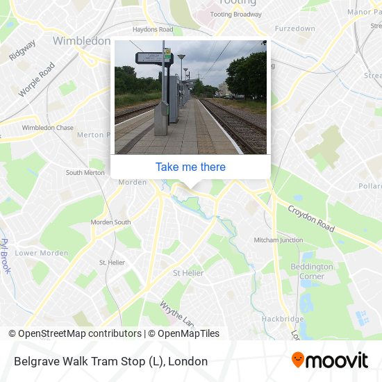 Belgrave Walk Tram Stop (L) map