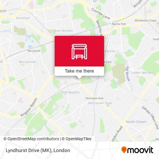 Lyndhurst Drive (MK) map