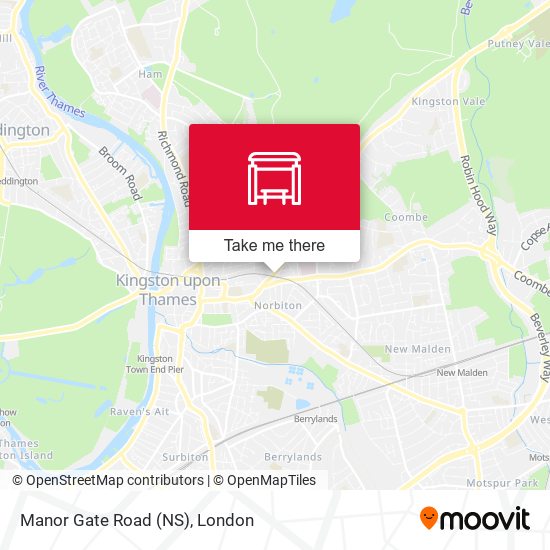 Manor Gate Road (NS) map
