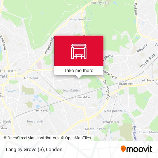 Langley Grove (S) map