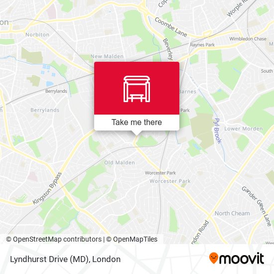 Lyndhurst Drive (MD) map