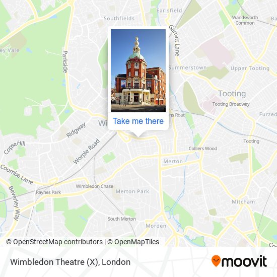 Wimbledon Theatre (X) map