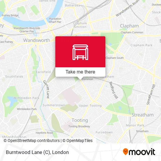 Burntwood Lane (C) map