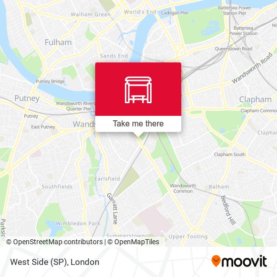 West Side (SP) map