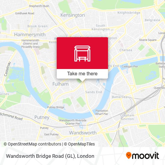 Wandsworth Bridge Road (GL) map