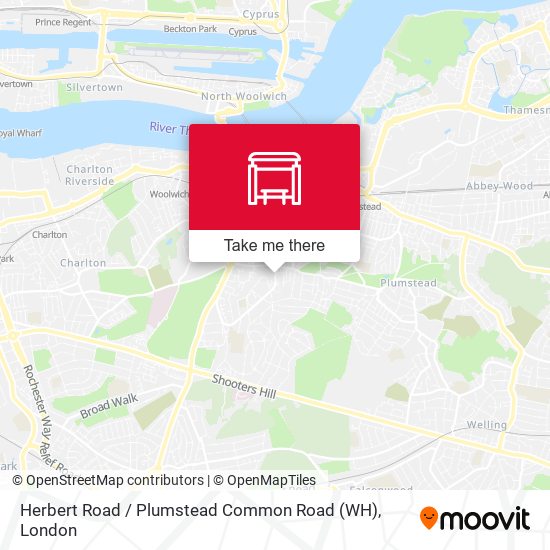 Herbert Road / Plumstead Common Road (WH) map