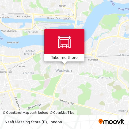 Naafi Messing Store (D) map