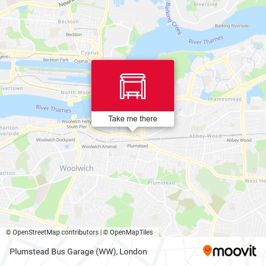 Plumstead Bus Garage (WW) map