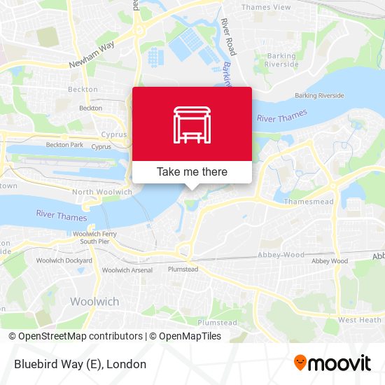 Bluebird Way (E) map