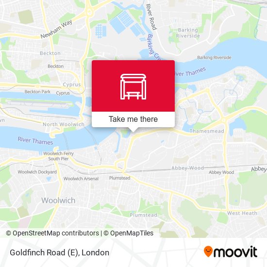 Goldfinch Road (E) map