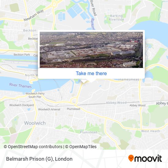 Belmarsh Prison (G) map