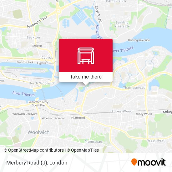 Merbury Road (J) map