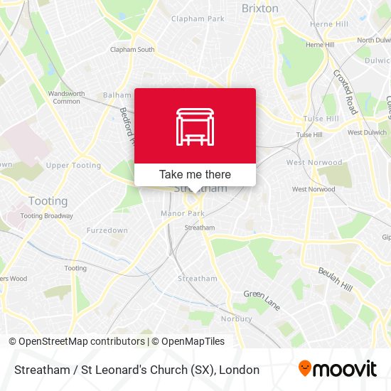 Streatham / St Leonard's Church (SX) map