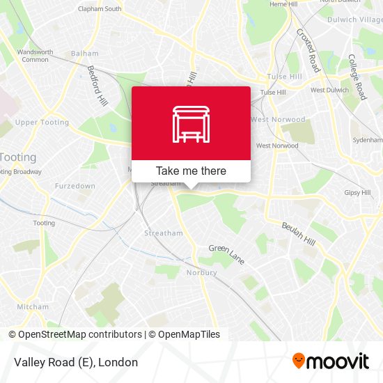 Valley Road (E) map