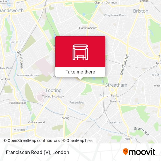 Franciscan Road (V) map