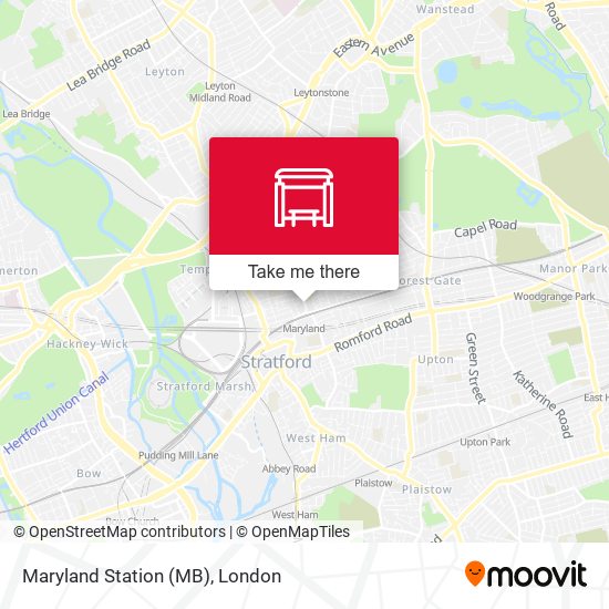 Maryland Station (MB) map