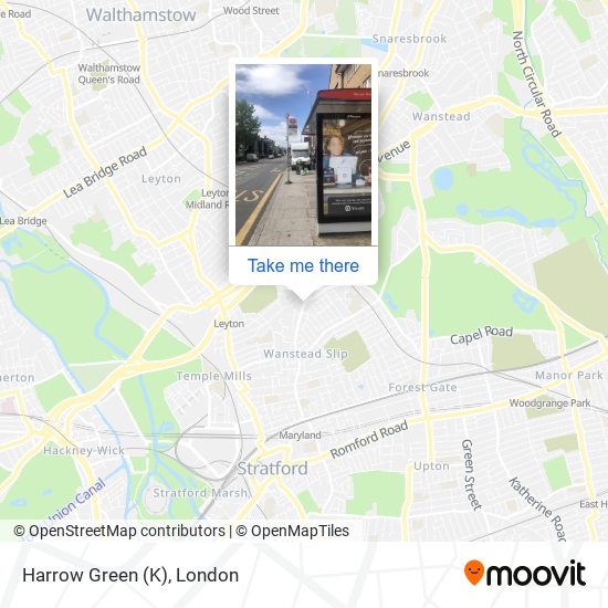 Harrow Green (K) map