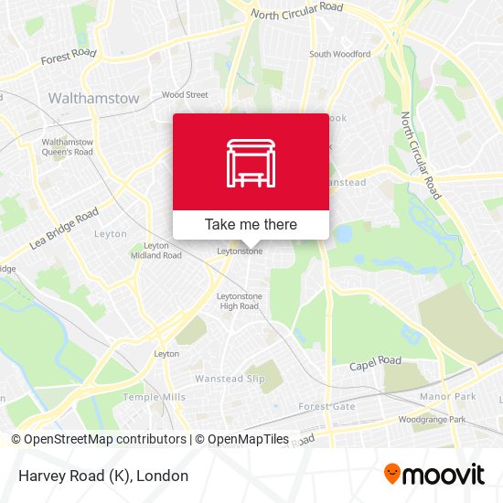 Harvey Road (K) map