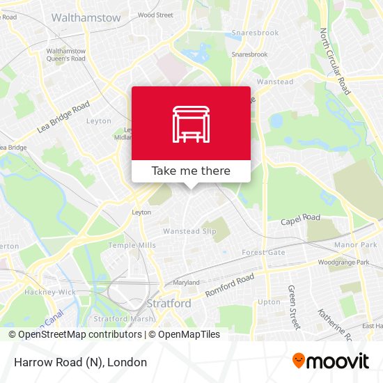 Harrow Road (N) map