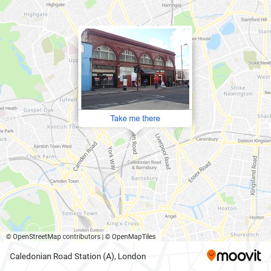 Caledonian Road Station A Routes Schedules and Fares